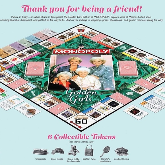 NWT The Golden Girls Monopoly - Factory Sealed - Picture 5 of 14